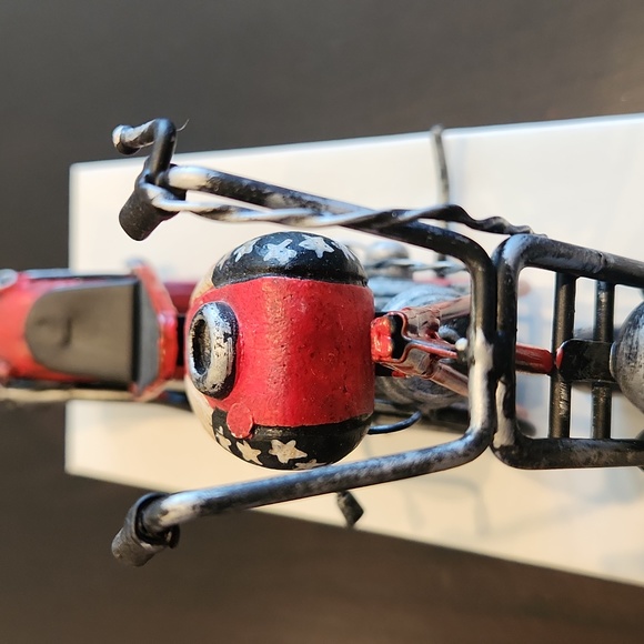 Metal Model Motorcycle, Stars & Stripes - Picture 17 of 17